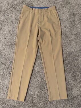 Izod kid’s Tan Chinos - Flat Front Dress Casual Pants